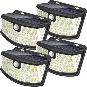 Pack 4 Solar Lights  – Motion Sensor and Waterproof