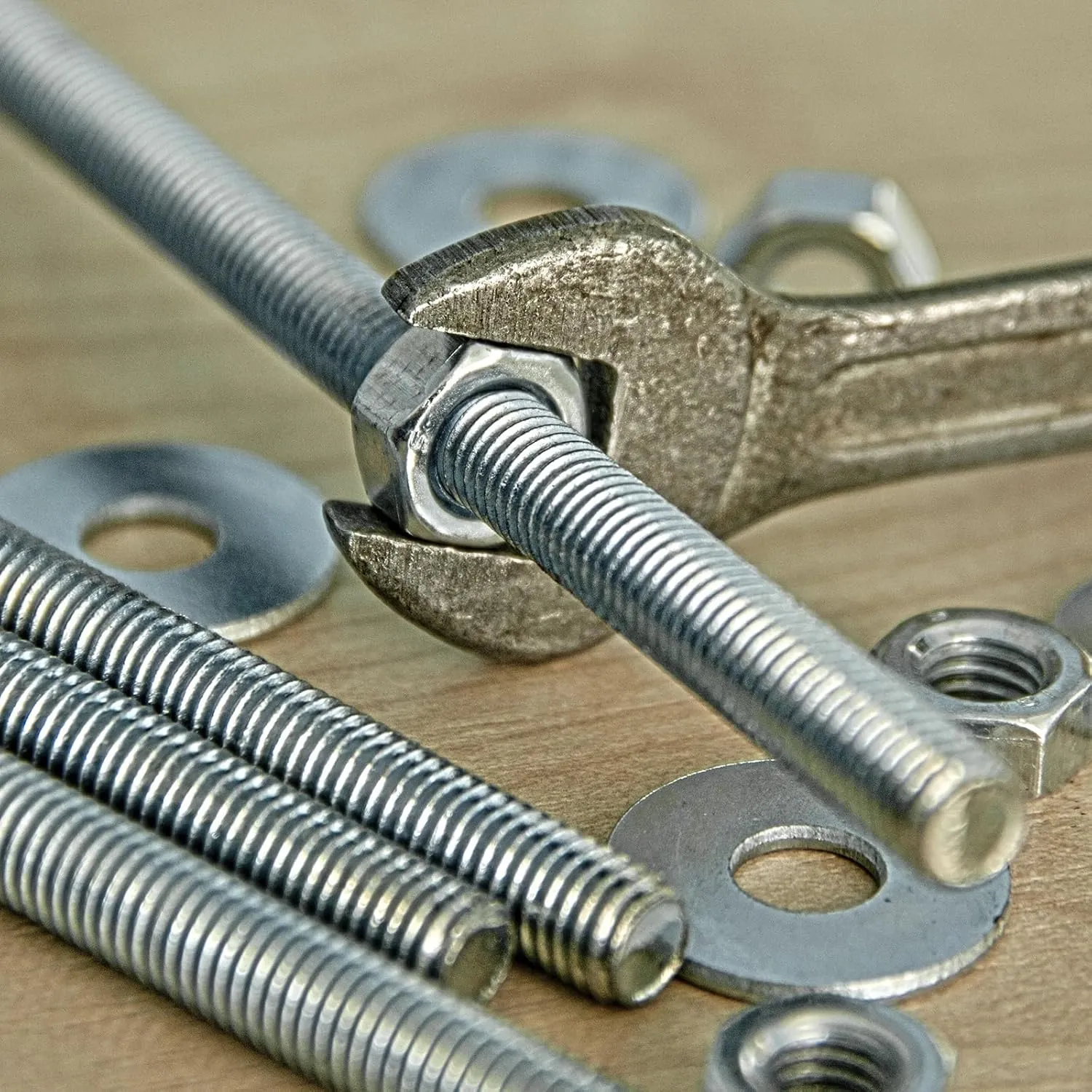 PATIKIL 1/2"-13 UNC 304 Stainless Steel Fully Threaded Rod, 2Pcs 10" Length Long Threaded Screw Right Hand Threads All Threaded Rod Studs for Anchoring Bolt, Clamps, Hangers and U-Bolts