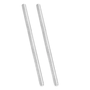 PATIKIL 1/2"-13 UNC 304 Stainless Steel Fully Threaded Rod, 2Pcs 10" Length Long Threaded Screw Right Hand Threads All Threaded Rod Studs for Anchoring Bolt, Clamps, Hangers and U-Bolts