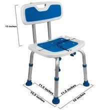 PCP Padded Bath Safety Seat with Backrest