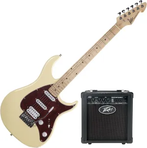 Peavey Raptor® Plus Ivory Electric Guitar With Backstage® II Combo Guitar Amplifier