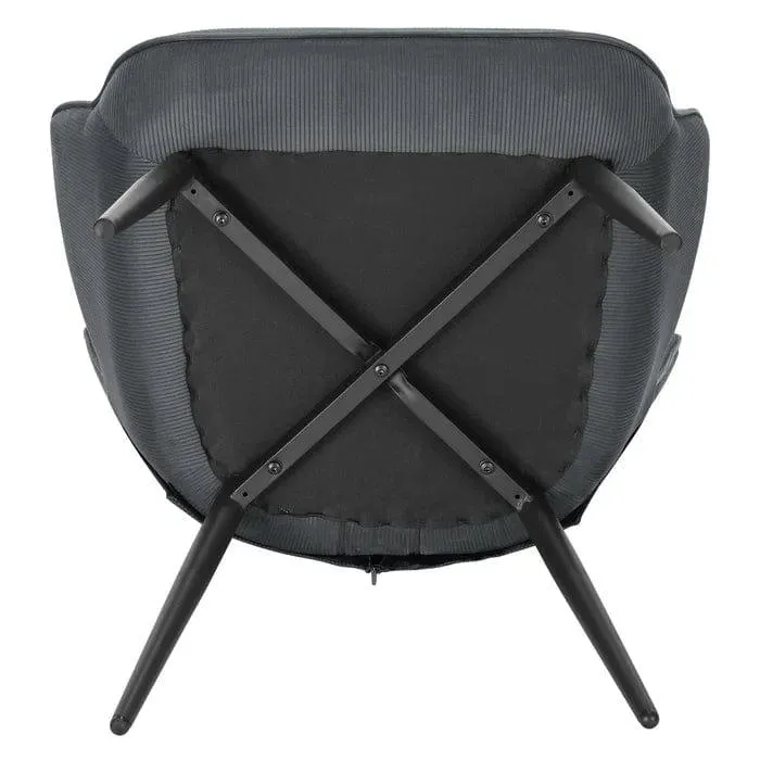 Penzance wing chair with footstool