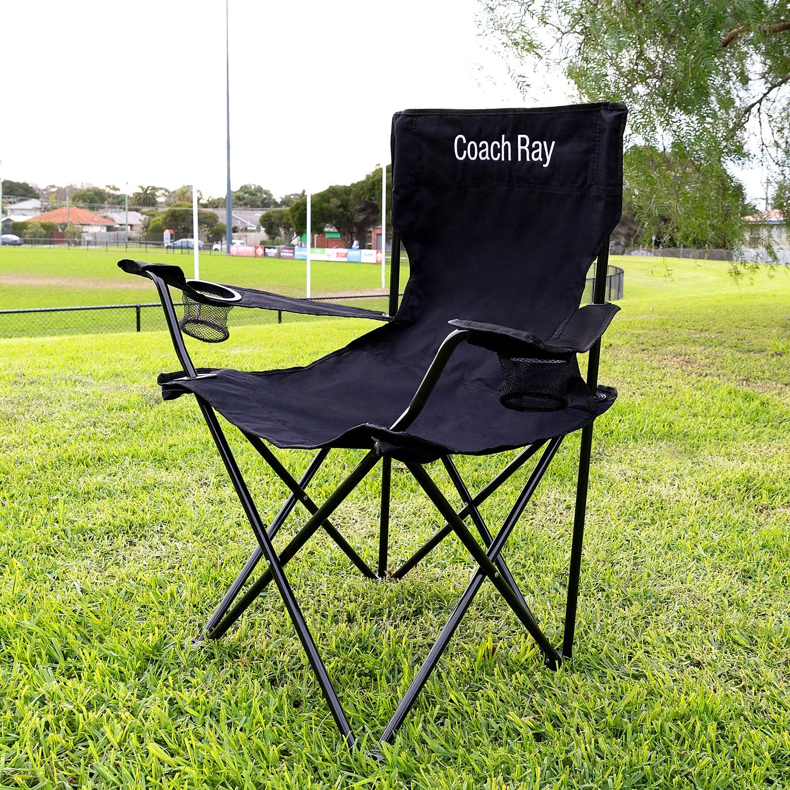 Personalised Coach Gift Sports Folding Chair