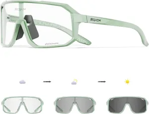 Photochromic Cycling Glasses Sport Sunglasses Clear MTB BMX Men Women Running Driving DZ-S62