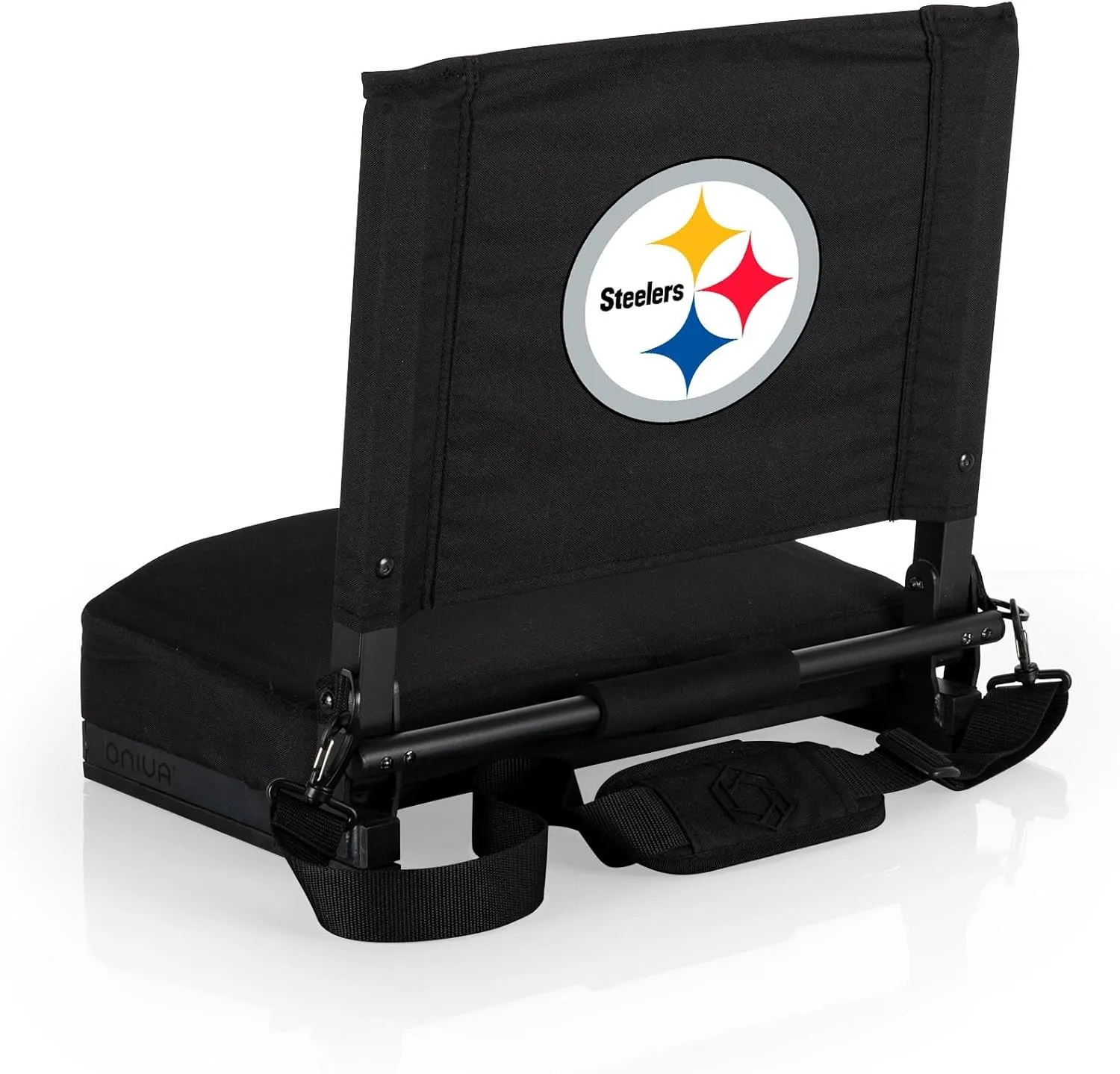 PICNIC TIME NFL Unisex-Adult NFL Gridiron Stadium Seat, Lightweight, Portable Folding Chair for Bleachers and Benches