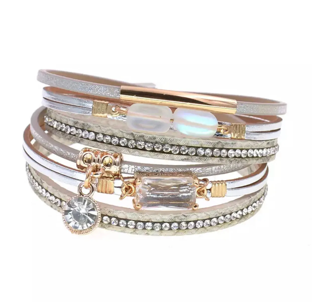 Piper Multi-Strand Wrap Magnetic Bracelet