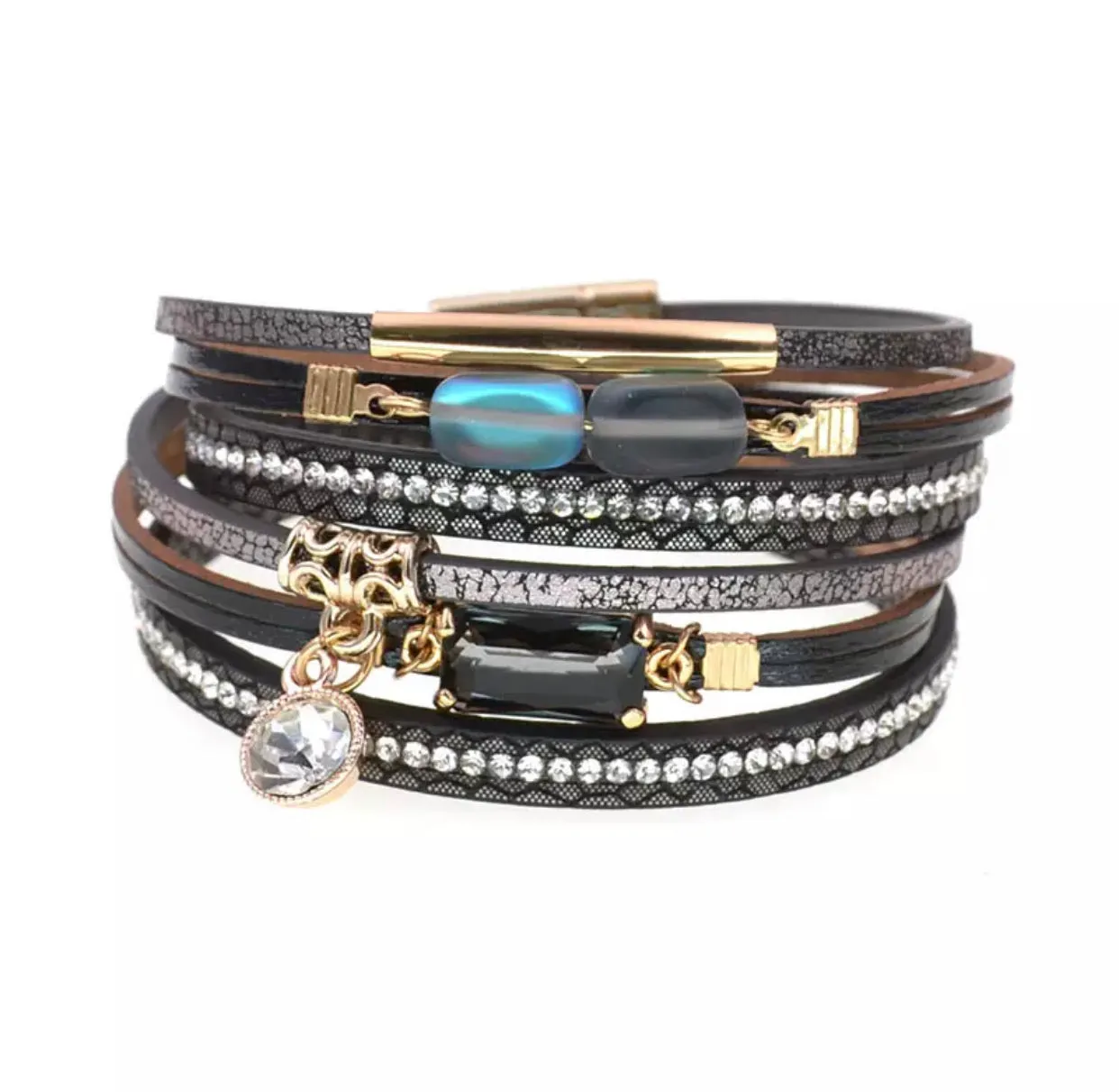 Piper Multi-Strand Wrap Magnetic Bracelet