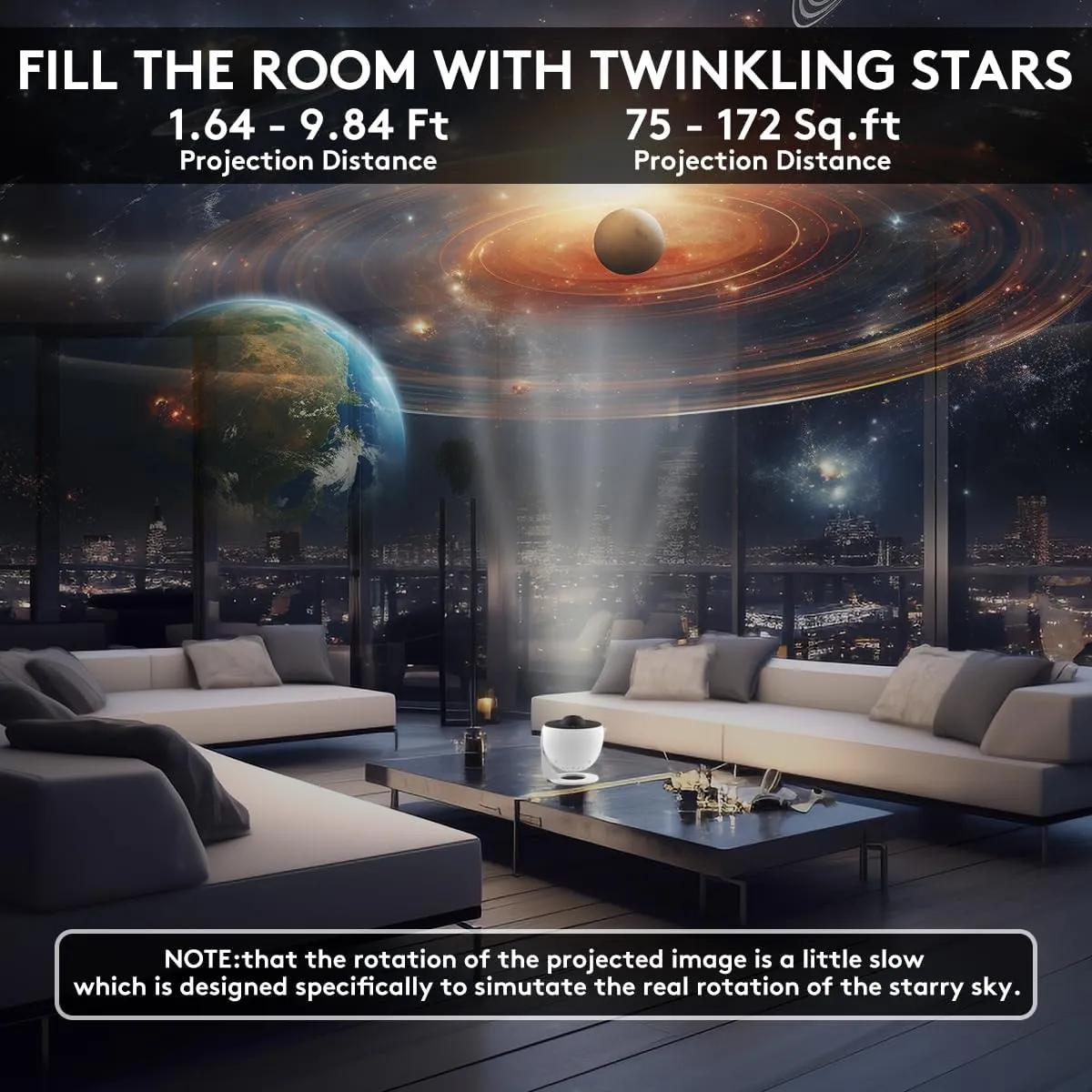 Planetarium Galaxy Projector13 in 1, Galaxy Light with 360° Rotating, Space Projector Nebula Star Night Light for Kids Adults Bedroom Ceiling Decor, Home Theater, Holiday Gift