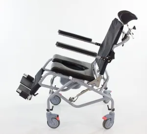 Platinum Health PTC1555 Tilt-In-Space Reclinning Shower/Commode Chair, Padded