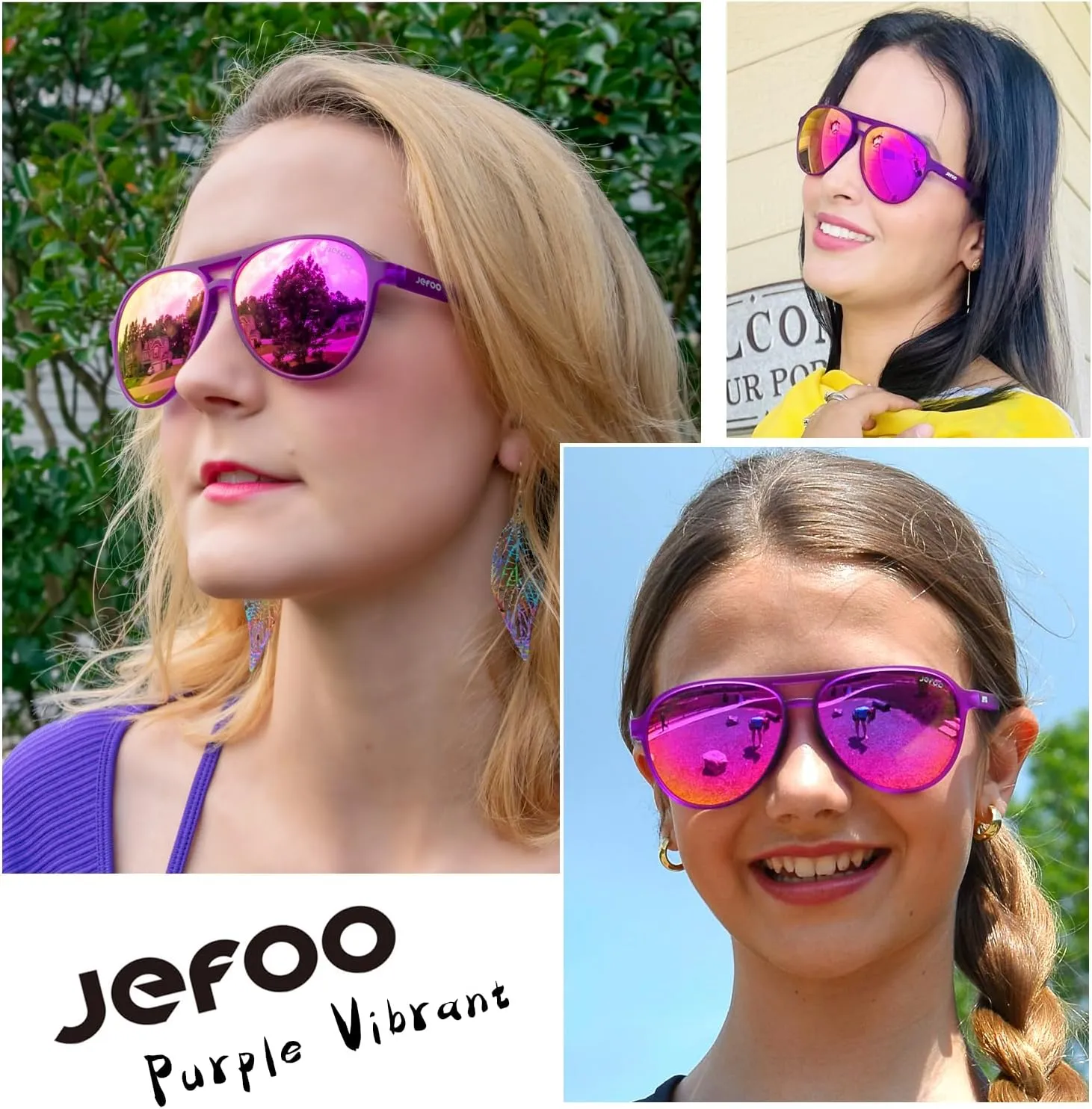 Polarized Aviator Sunglasses for Women Men Retro Trendy Sports Sunglasses for Outdoor UV400 Protection