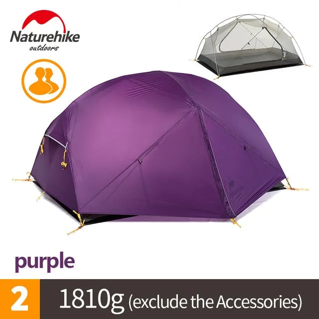 Popular pick hiking Waterproof Hike Ultralight Tent Tents Rave reviews 2018 NH Tent Double Person Layer NatureHike 2 tents Camping Outdoor Travel
