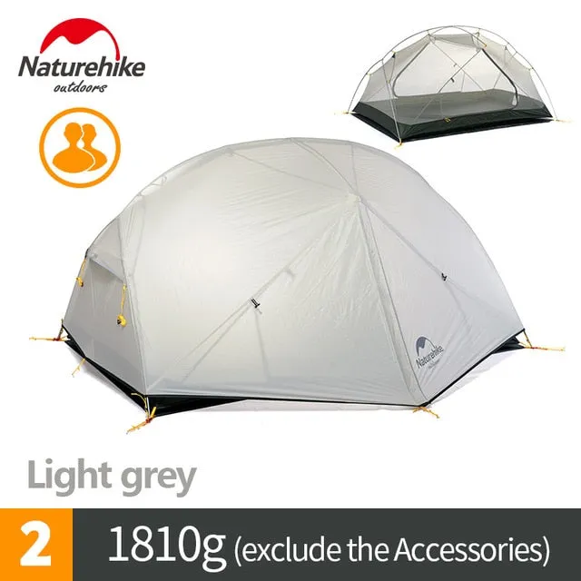 Popular pick hiking Waterproof Hike Ultralight Tent Tents Rave reviews 2018 NH Tent Double Person Layer NatureHike 2 tents Camping Outdoor Travel