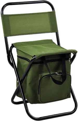 Portable Folding Chair with Storage Bag - Lightweight Camping Chair for Adults, Outdoor Fishing, Beach, Picnic, Travel, Patio - Compact & Durable Foldable Chair with Carry Case (GN2)