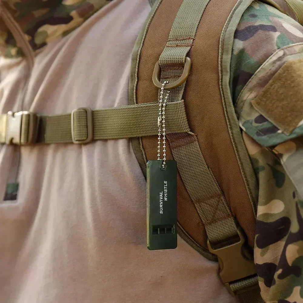 Portable High Decibel Survival Whistle for Camping and Emergency Use