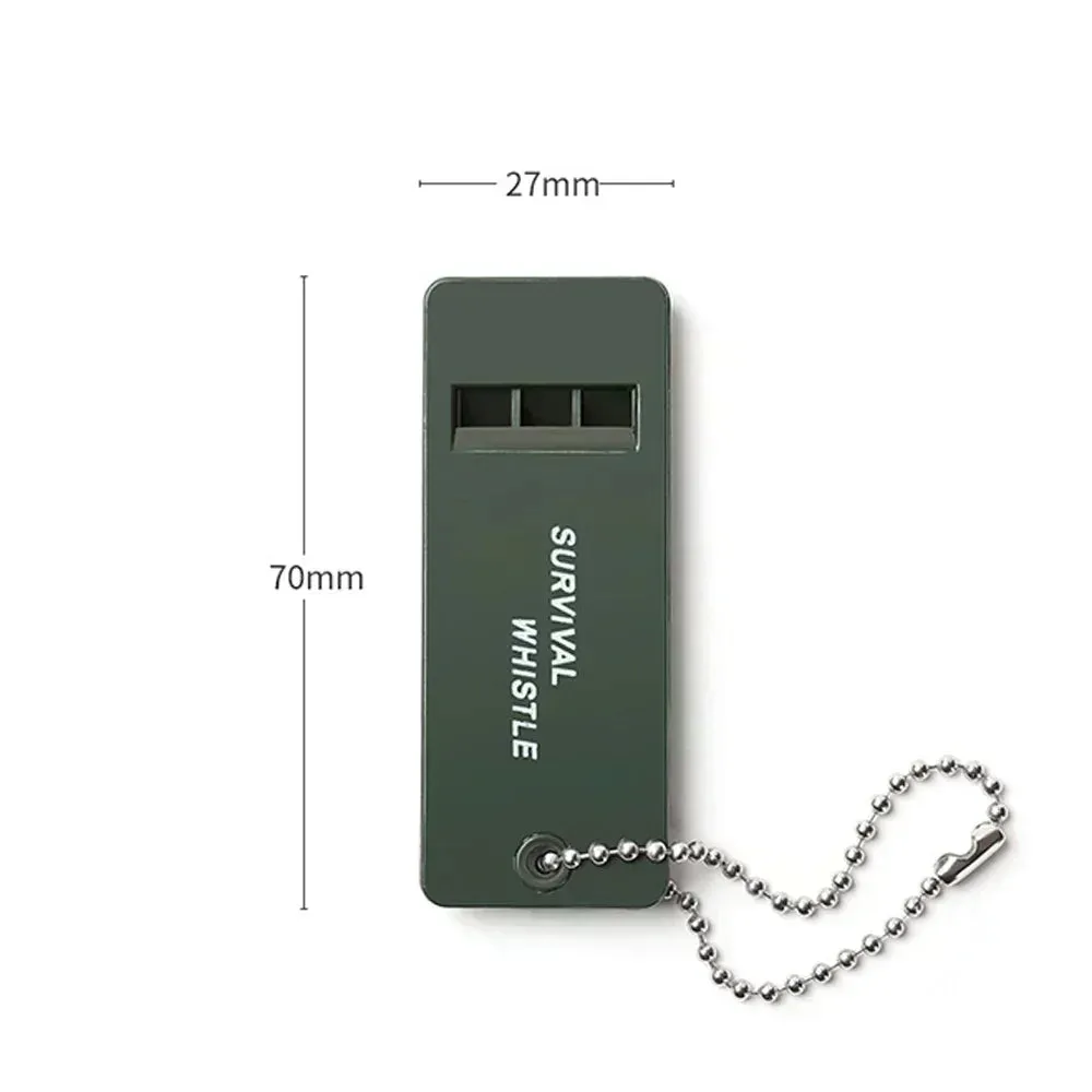 Portable High Decibel Survival Whistle for Camping and Emergency Use