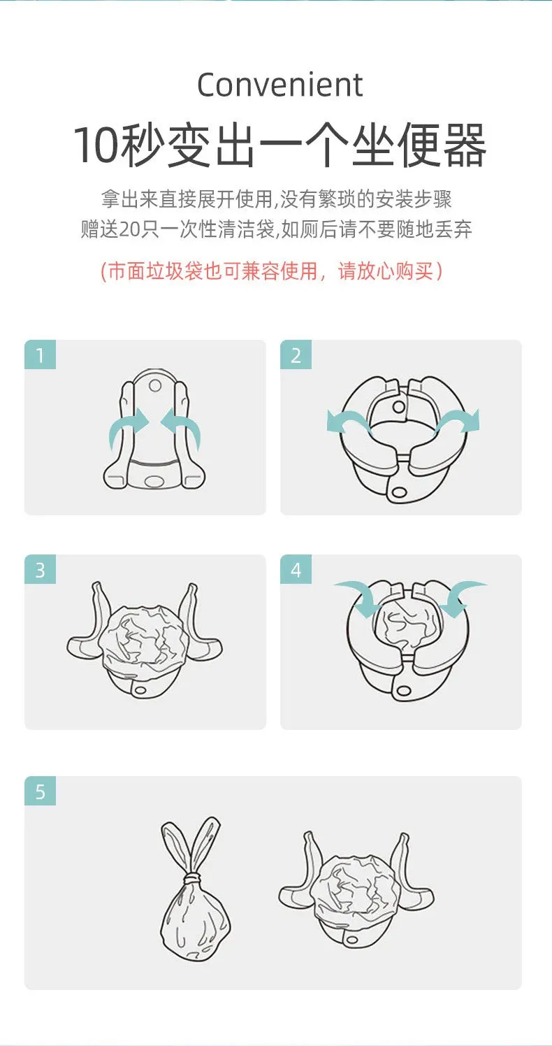 Portable Kids Toilet Seat for Travel