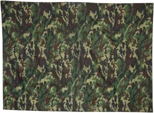 Portable Tent Tarpaulin Outdoor Camouflage Lightweight Rainproof Mat Outdoor Waterproof Tarpaulin Camping Awning Shelter Rain Tarpaulin for Camping (3 * 2.9 Meters)