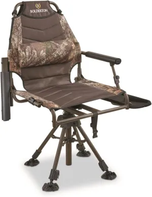 Premium Blind Chair; Steel Frame with Padded Seat, Foldable and Portable