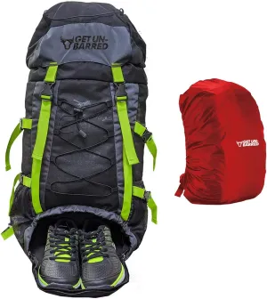 Presents 75 ltrs Campsack Rucksack/Camping/Trekking/Hiking Bag for Outdoor Sports (Neon Green & Black)