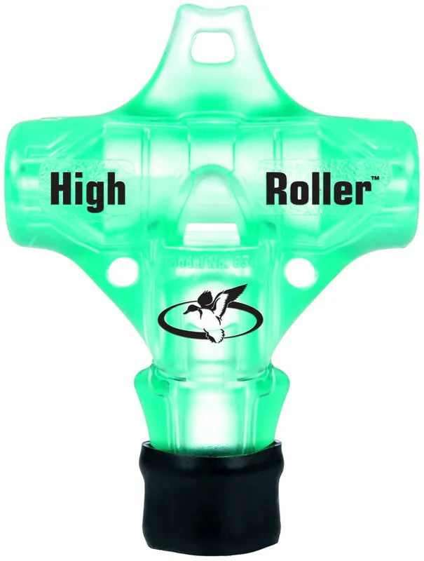 Primos 00838 High Roller Pintail, Mallard & Widgeon Call, Built-In Roller Bar