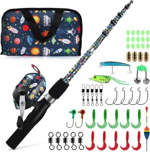 QudraKast Kids Fishing Pole
