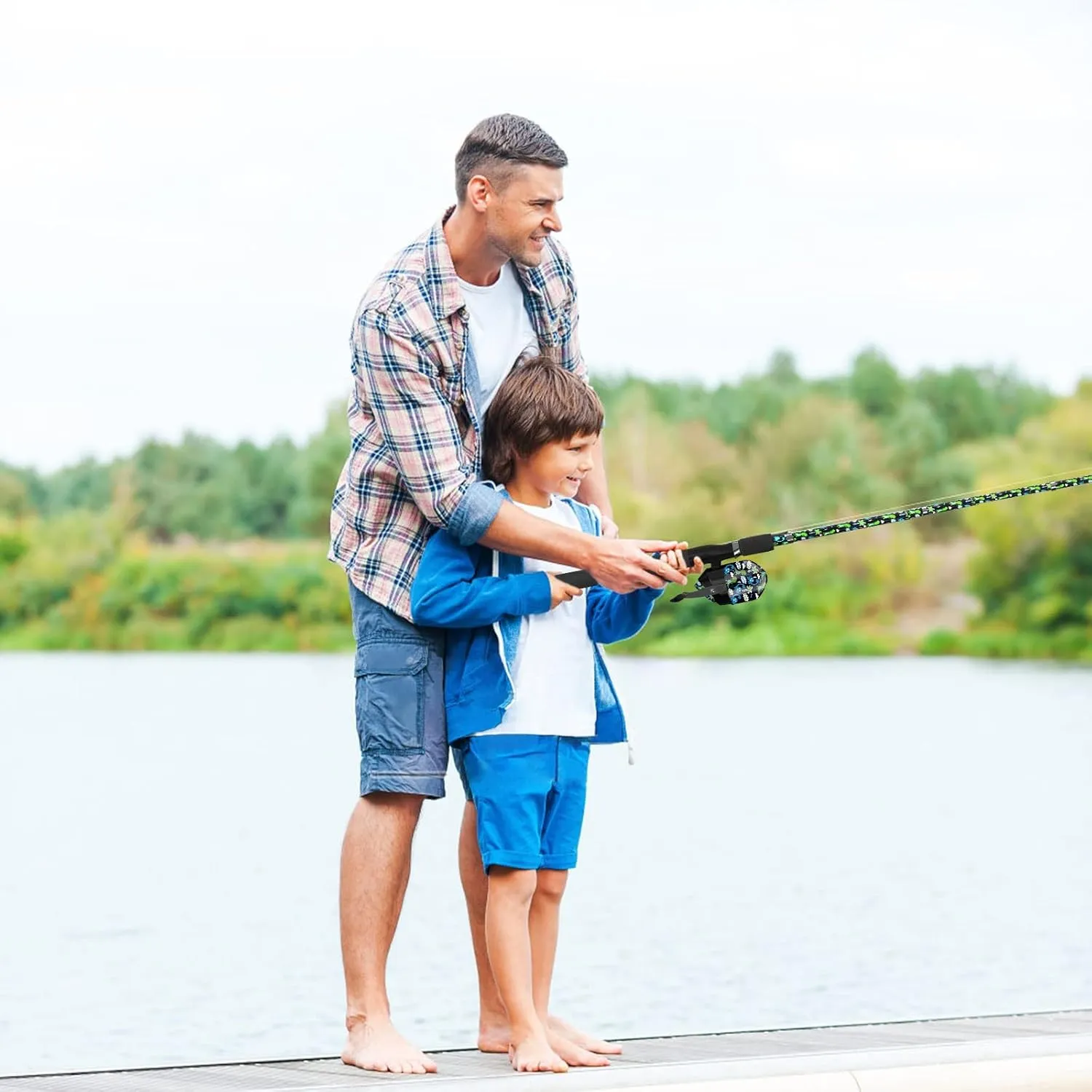 QudraKast Kids Fishing Pole