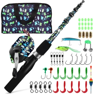 QudraKast Kids Fishing Pole