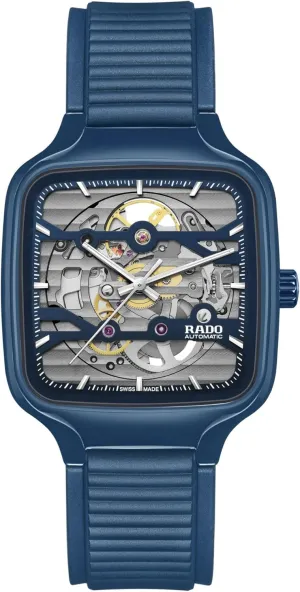 Rado -New True Square-Unisex-Swiss Automatic Watch-High-Tech Ceramic-Sapphire Crystal -38mm