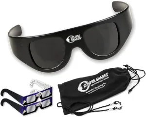 Rainbow Symphony Plastic Solar Eclipse Glasses, CE & ISO Certified, Safe for Direct Sun, Made in USA