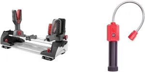 Real Avid Master Workstation | One-Hand, Quick Adjustable Clamping, Non-Marring Form-Fitting Yokes & Bore Light, Magnetic, High Intensity LED Bore Illuminator with 5” Flexible Neck for Hands