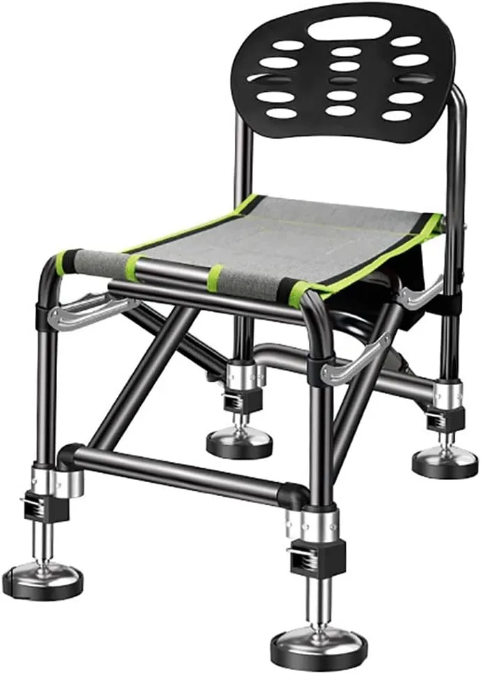 Recliner Chair,Folding Fishing Chair, Portable All-Terrain Padded Seat Breathable for Fishing and Lunch Breaks
