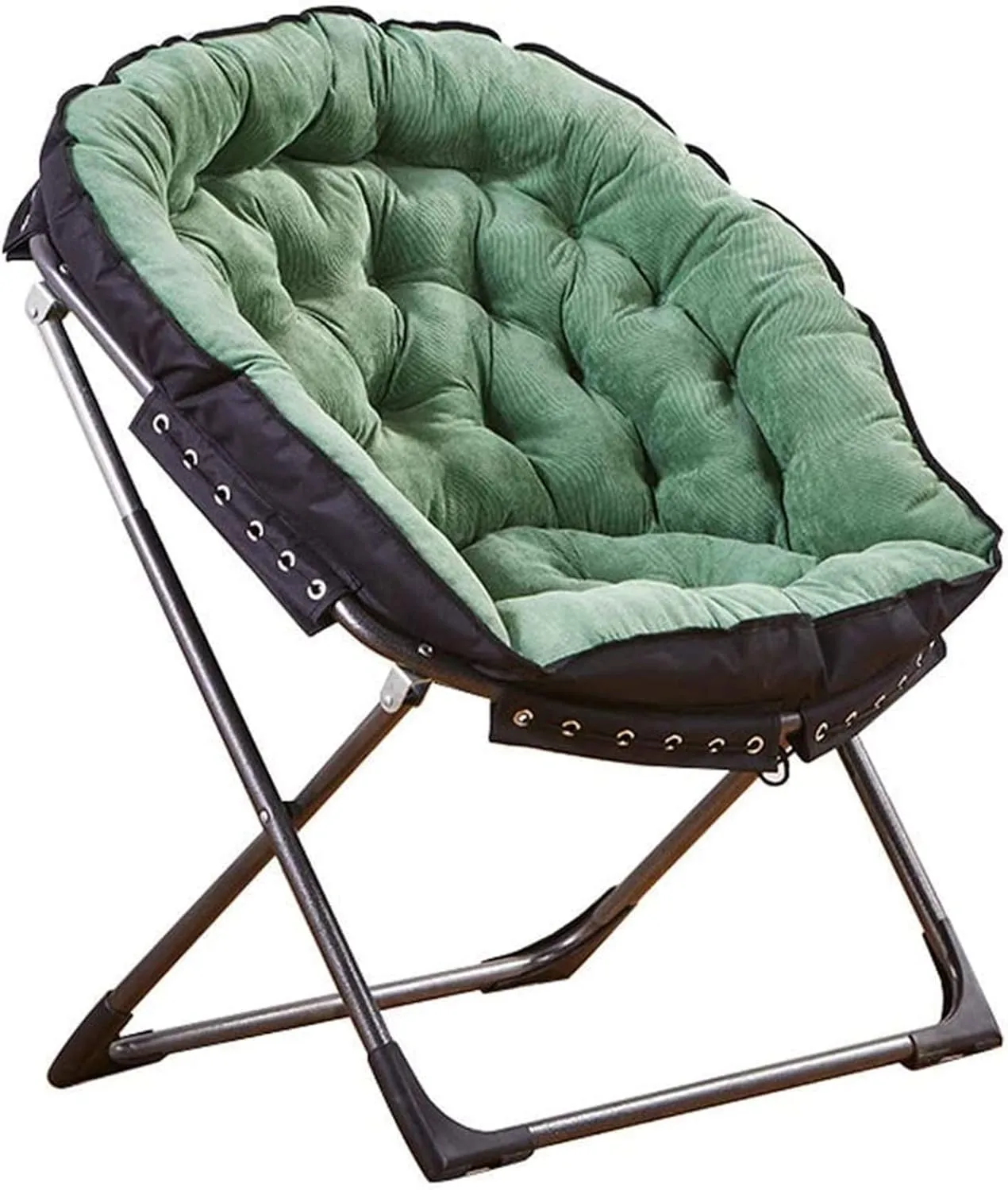 Recliner Recliner Sun Loungers Moon Chair Padded Camping Chairs Outdoor Leisure Stools Foldable Portable Summer Fishing Chair with Cushion Living Room Balcony Garden Patio Beach