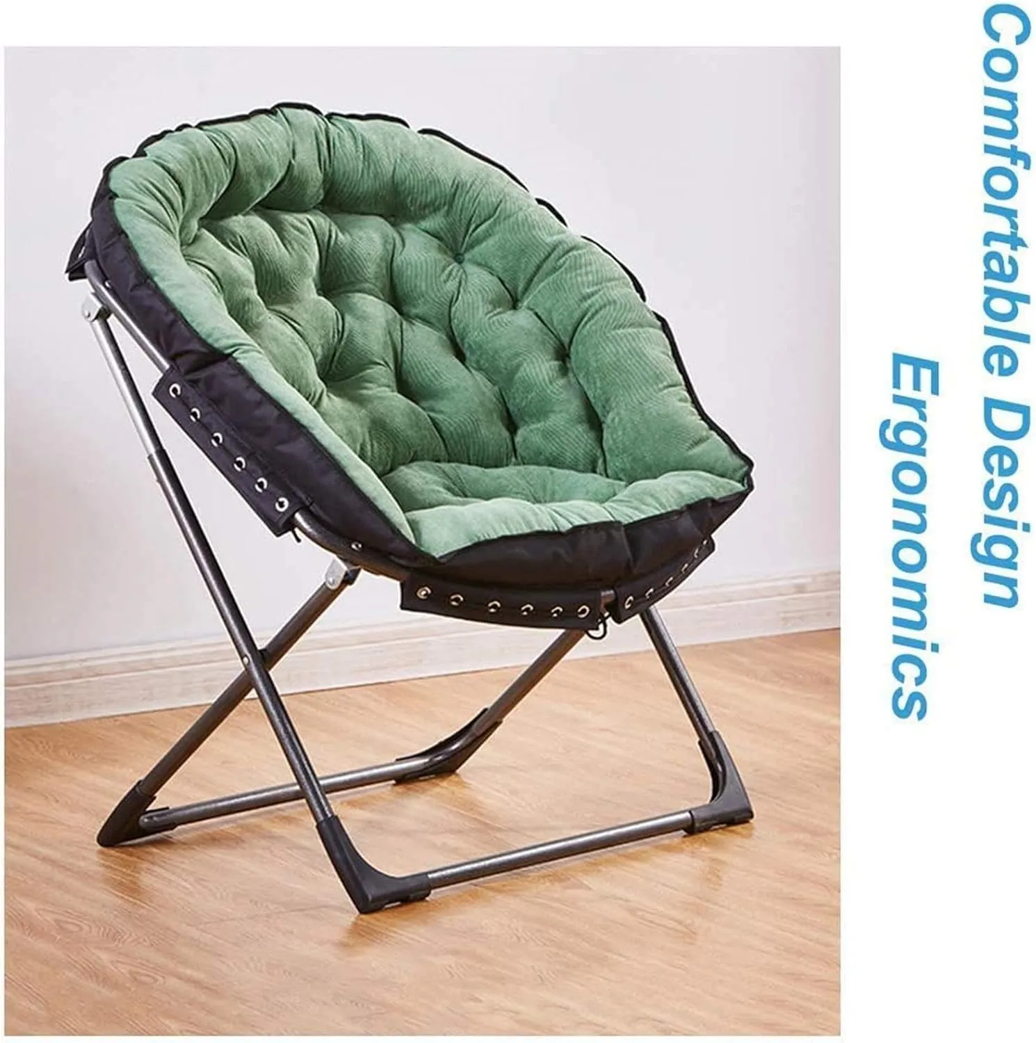 Recliner Recliner Sun Loungers Moon Chair Padded Camping Chairs Outdoor Leisure Stools Foldable Portable Summer Fishing Chair with Cushion Living Room Balcony Garden Patio Beach