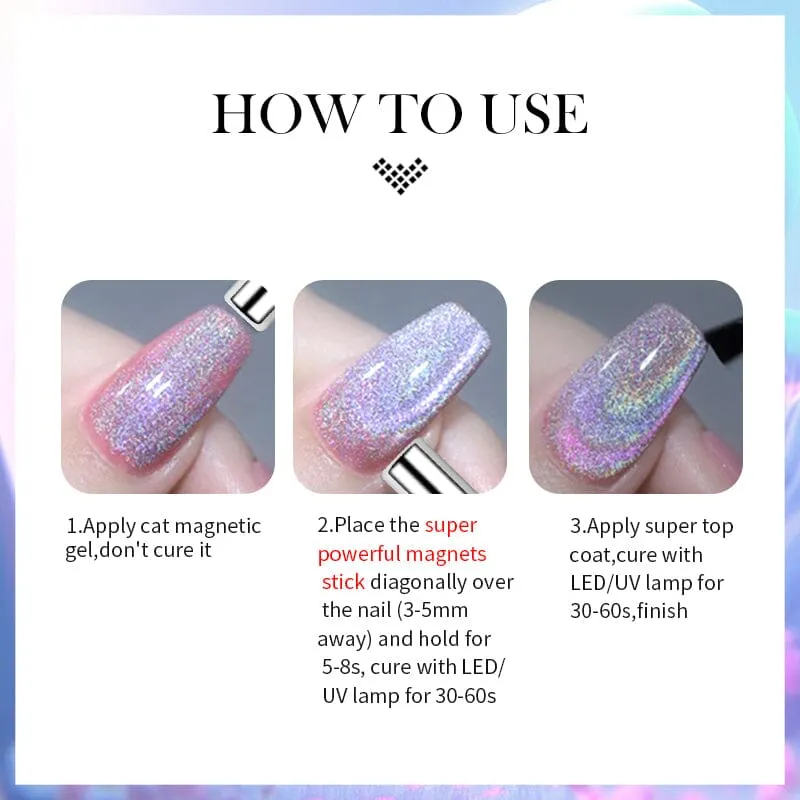 RG04 Rainbow Glass Cat Magnetic Gel 10ml