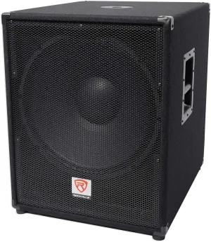 Rockville PBG18 18" Passive 2000 Watt 8 Ohm Pro Audio Subwoofer Sub/MDF Cabinet, Black