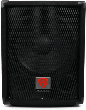 Rockville SBG1128 12" 600 Watt Passive Pro DJ Subwoofer, MDF Cabinet/Pole Mount