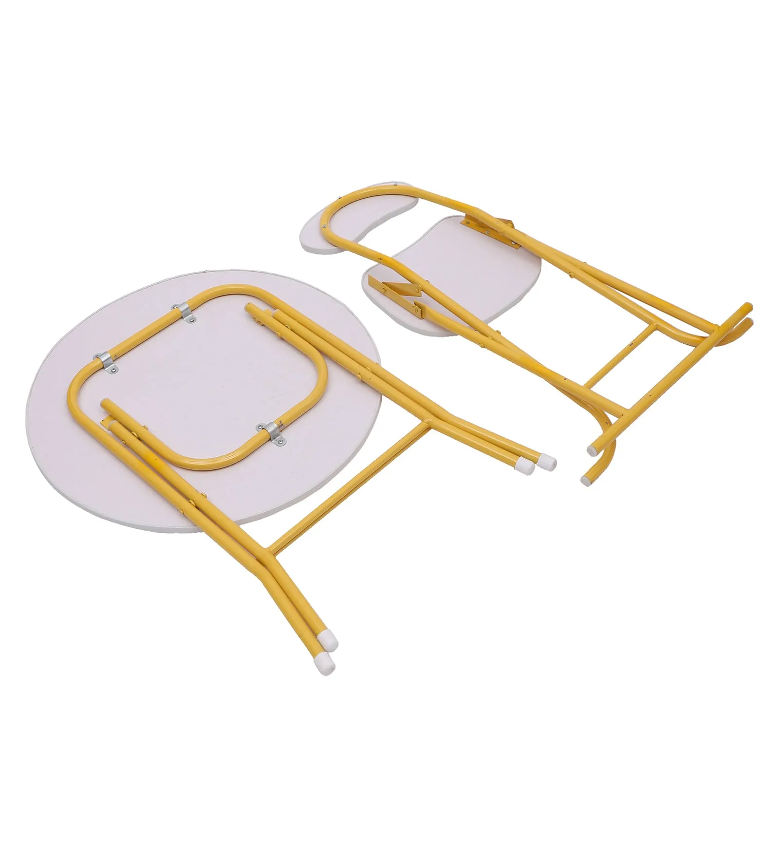 Round Foldable Desk & Chair Set