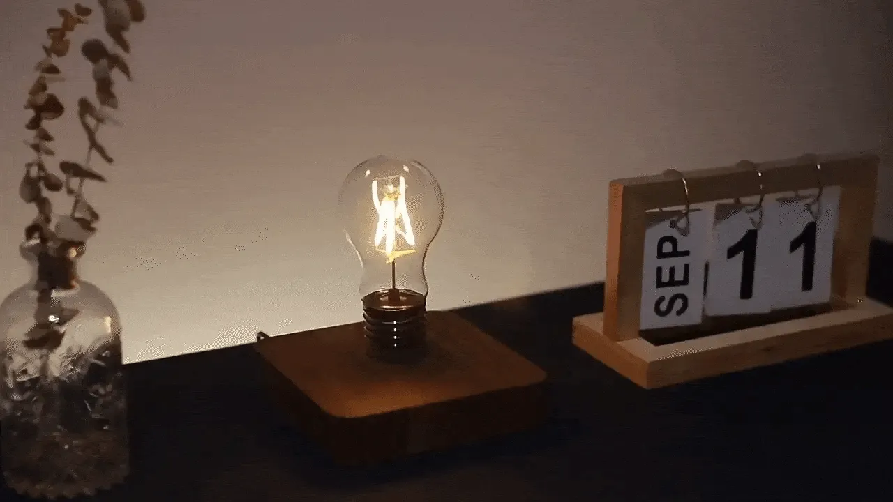 RoyaleGlow Magnetic Levitating Floating Led Light Bulb