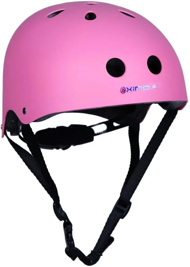 Safety Helmet for Skating Cycling Climbing, Kids & Adults, No Pinch Magnetic Buckle, Head Circumference Adjustment