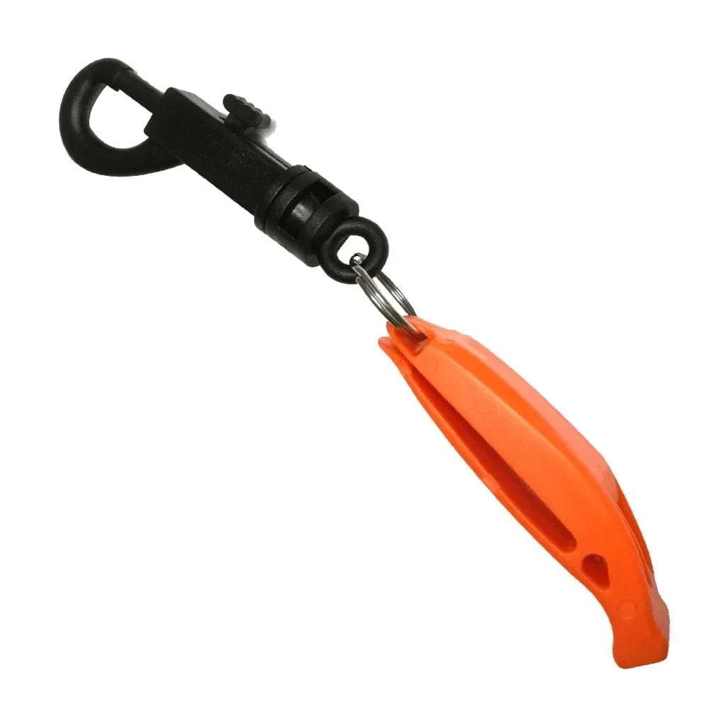 Safety Survival Whistle with Nylon Bolt Snap