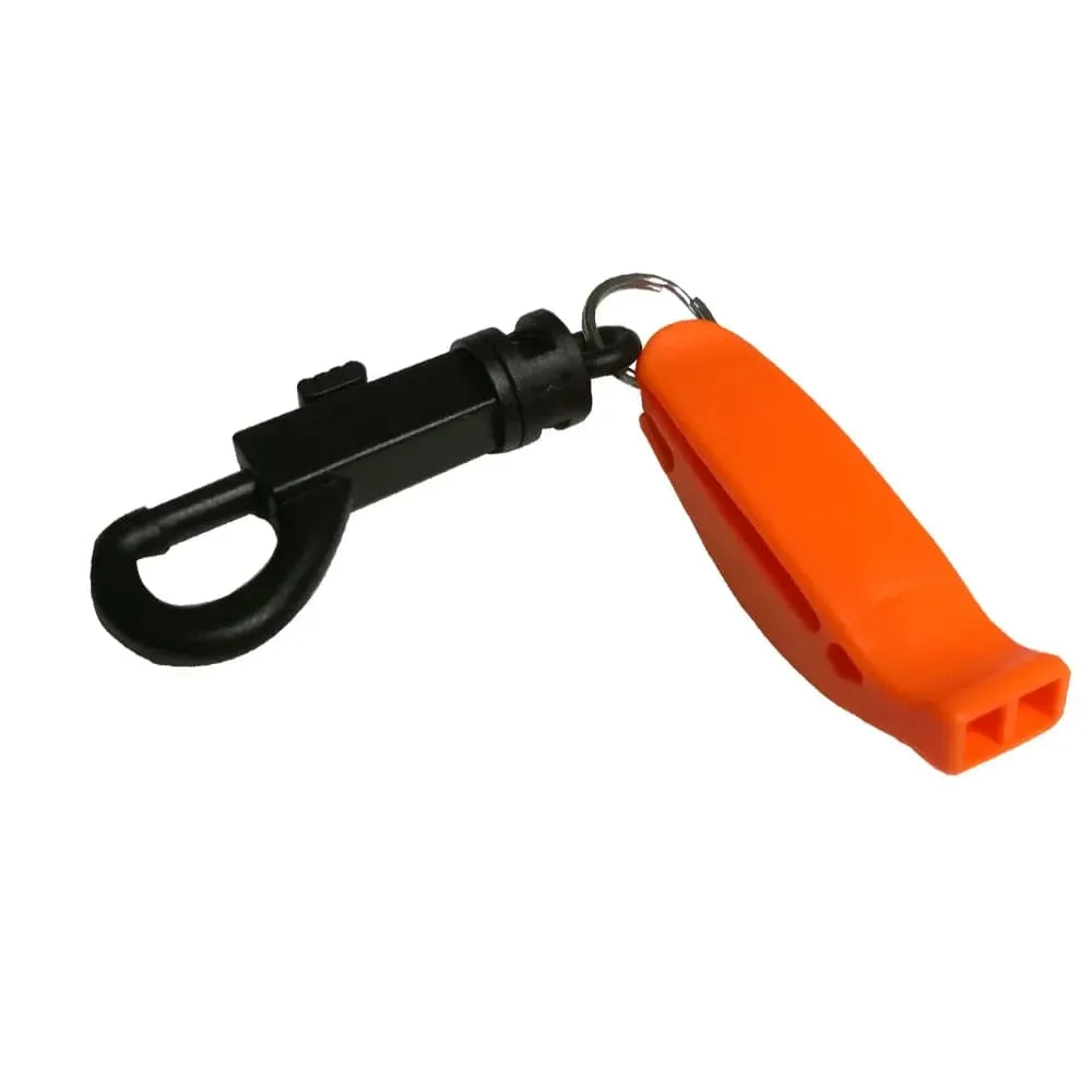 Safety Survival Whistle with Nylon Bolt Snap