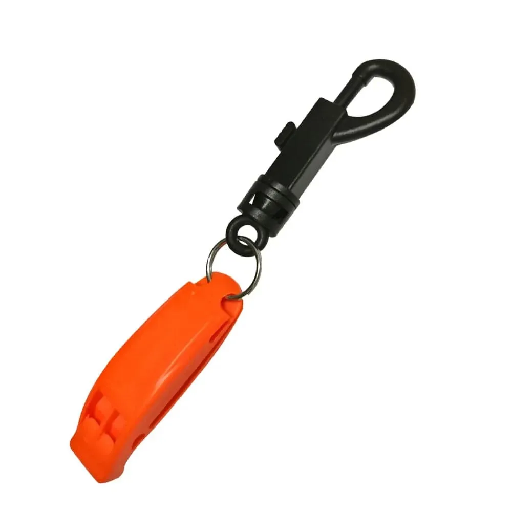 Safety Survival Whistle with Nylon Bolt Snap