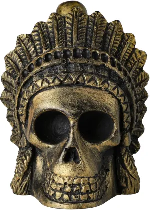 Screaming Aztec Death Whistle - War Coppery Retro Design - 126  Decibels Extremely Loud Human Scream - Screaming Aztec War Whistle - Collectible