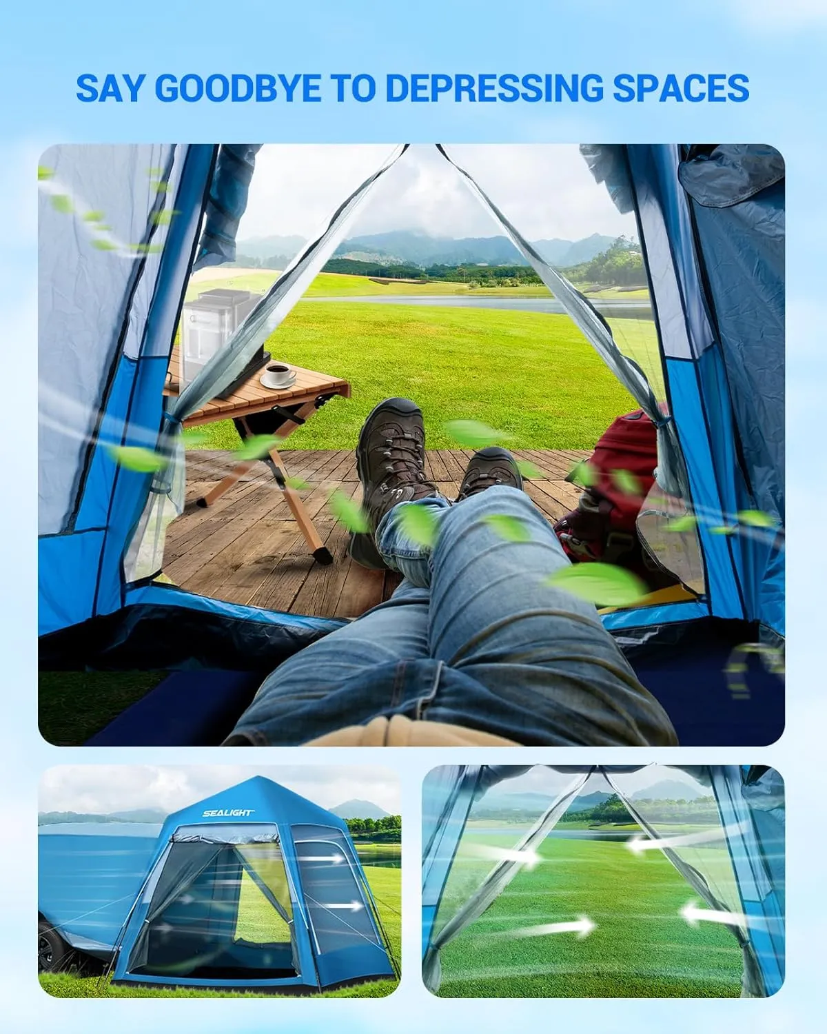 SEALIGHT Truck-Bed-Tents 5240WDE113XUS