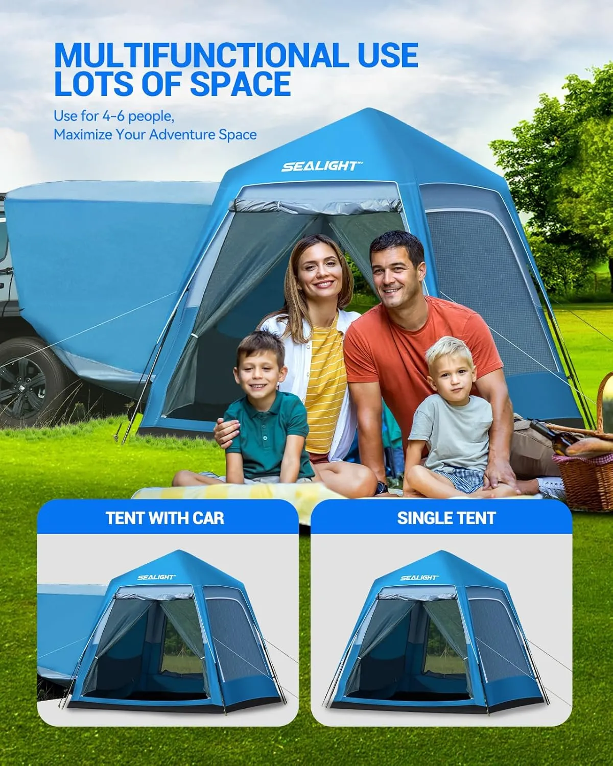 SEALIGHT Truck-Bed-Tents 5240WDE113XUS