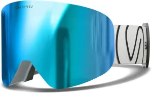 ShadyVEU Snowboard Ski Anti Fog TPU Adjustable 100% UV400 Interchangable Lens Mens Womens Goggles