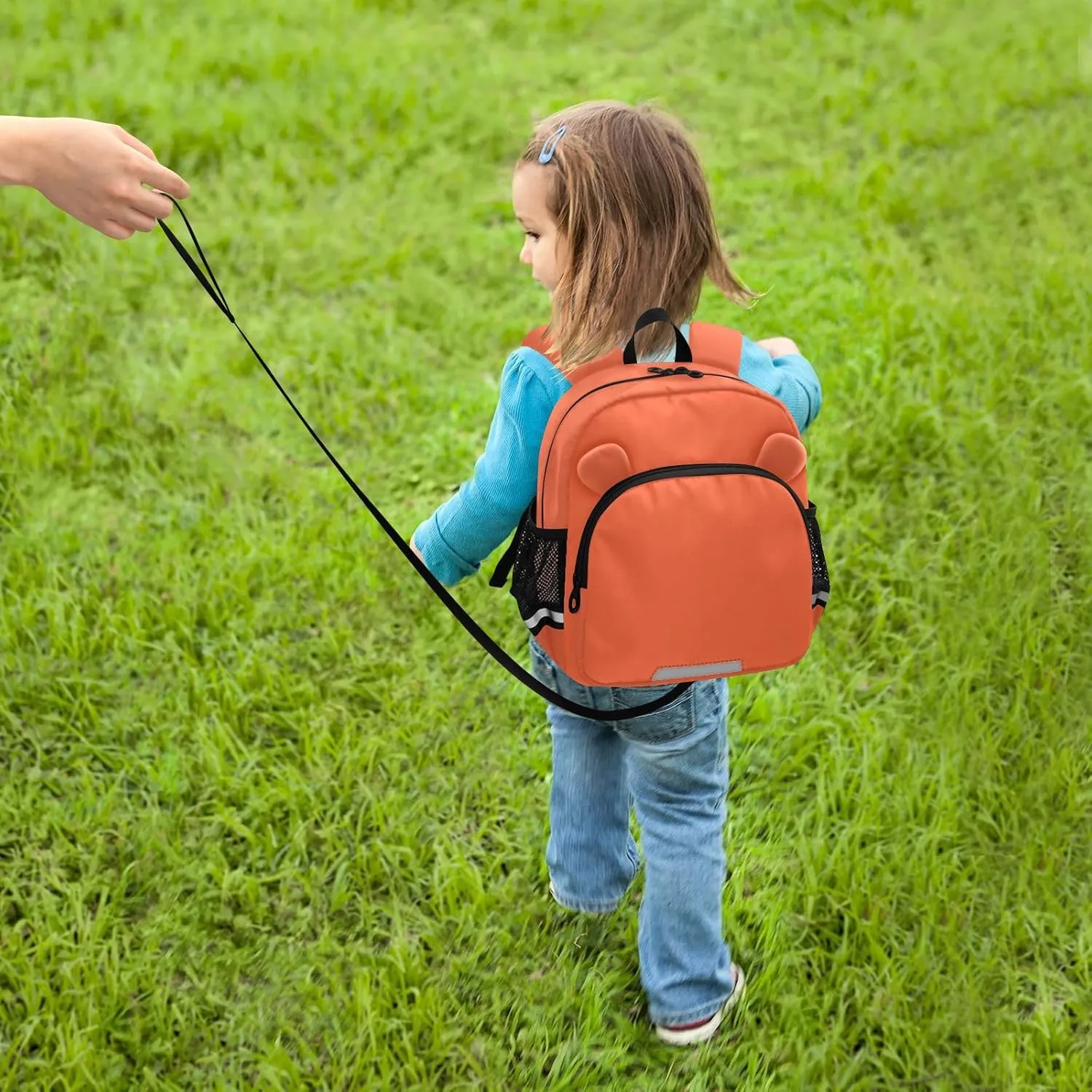 Sinestour Dark Orange Toddler Backpack for School Kids Backpacks for Boys Girls 3-6 Preschool Elementary Kindergarten Backpack Schoolbag