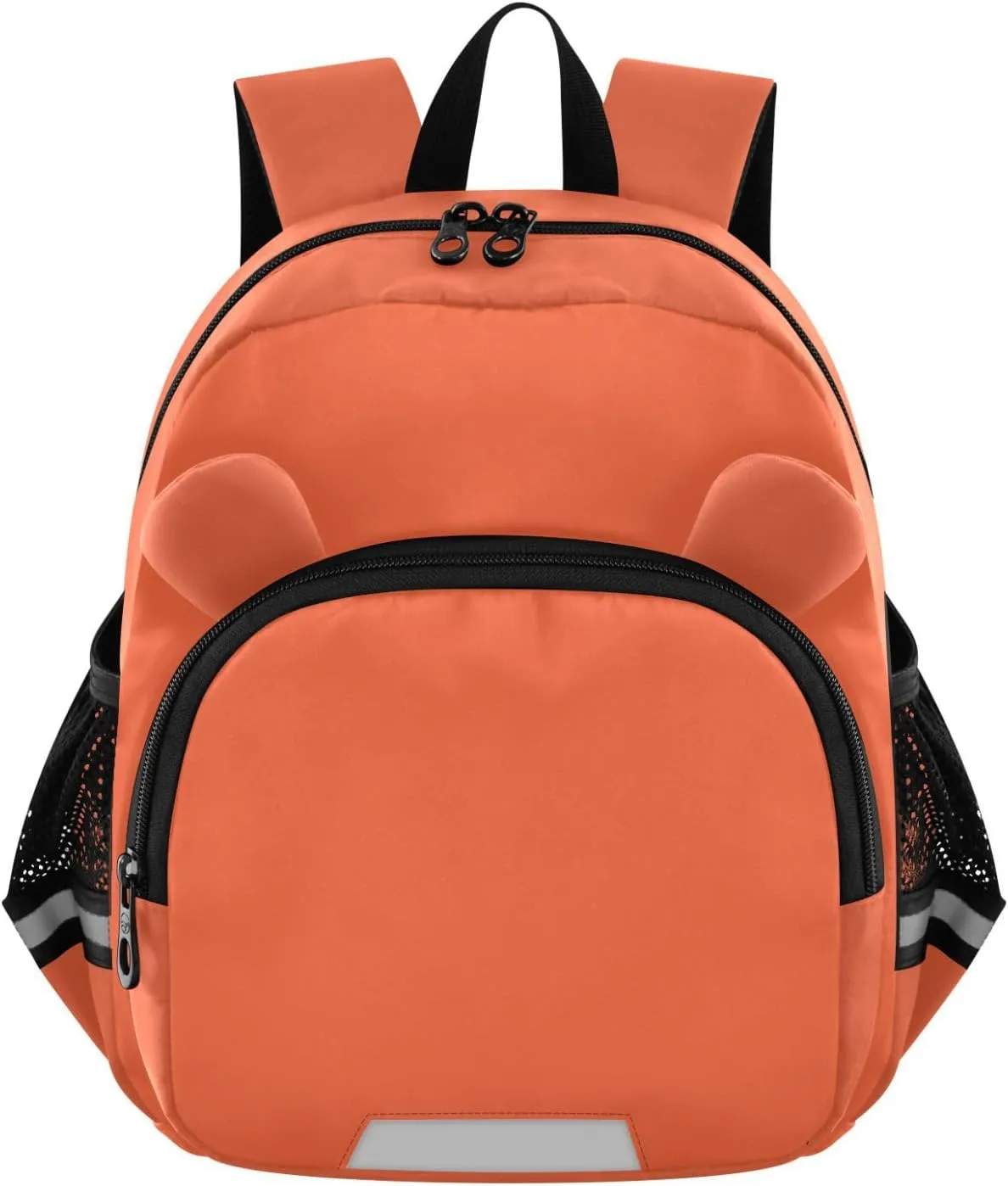 Sinestour Dark Orange Toddler Backpack for School Kids Backpacks for Boys Girls 3-6 Preschool Elementary Kindergarten Backpack Schoolbag