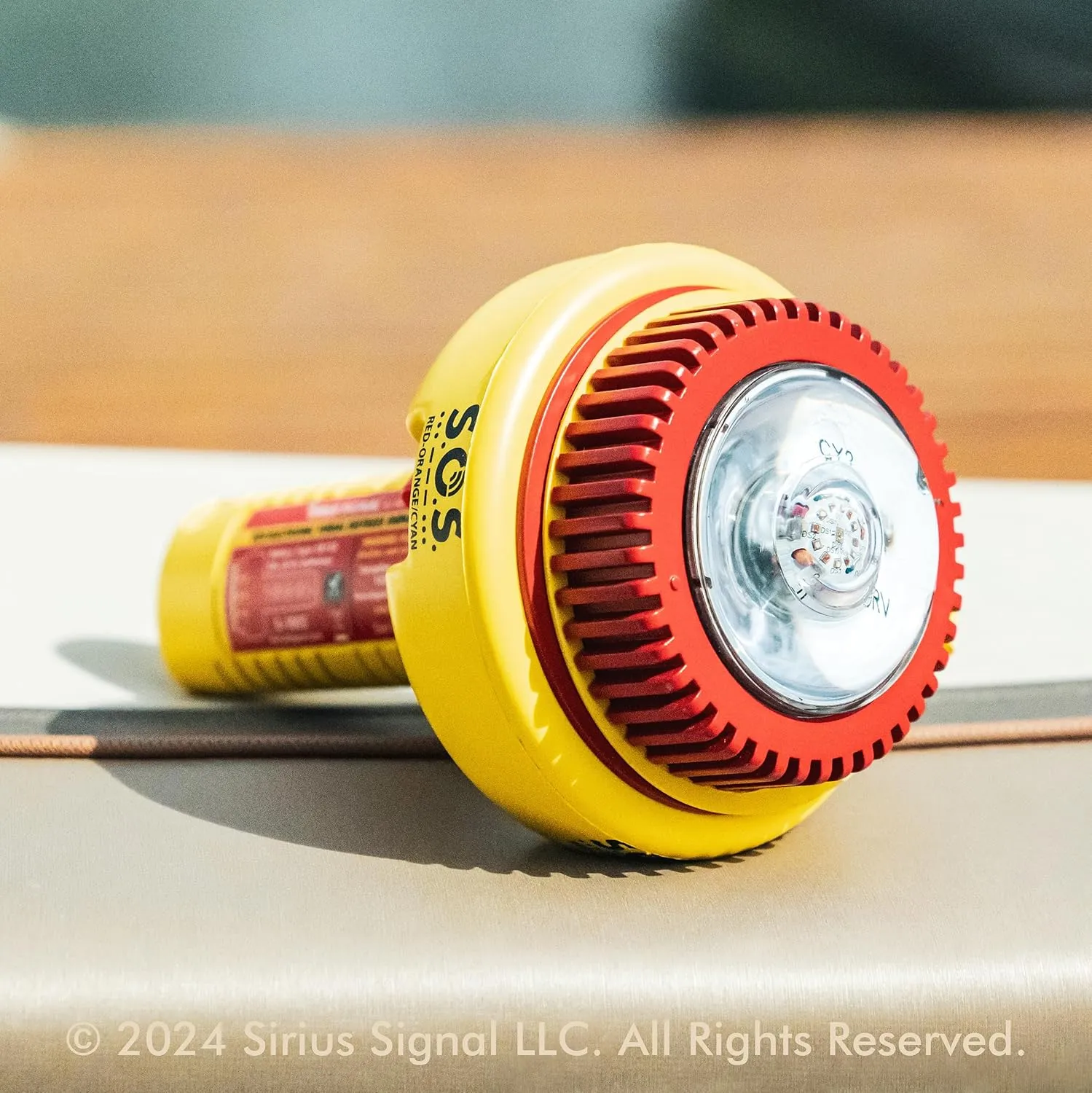 Sirius Signal C-1002 SOS LED Distress Signal - Two-Color & Infrared, USCG Approved, Includes Display Mount, Daytime Flag & Whistle