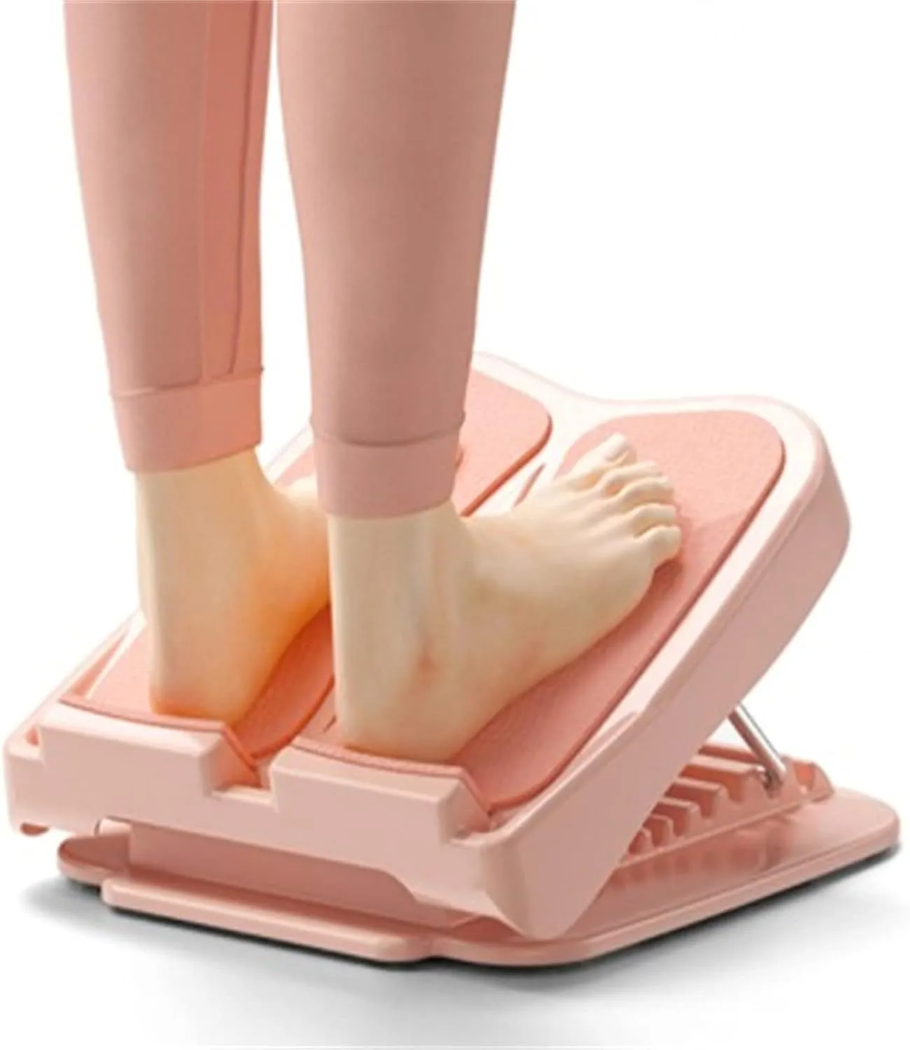Slant Board Stovepipe Stretch Plate Oblique Pedal Calf Stretcher Home Standing Fitness Foldable Leg Stretch Assist Easy to Carry (Color : Pink, Size : 30x27cm) (Pink 30x27cm)